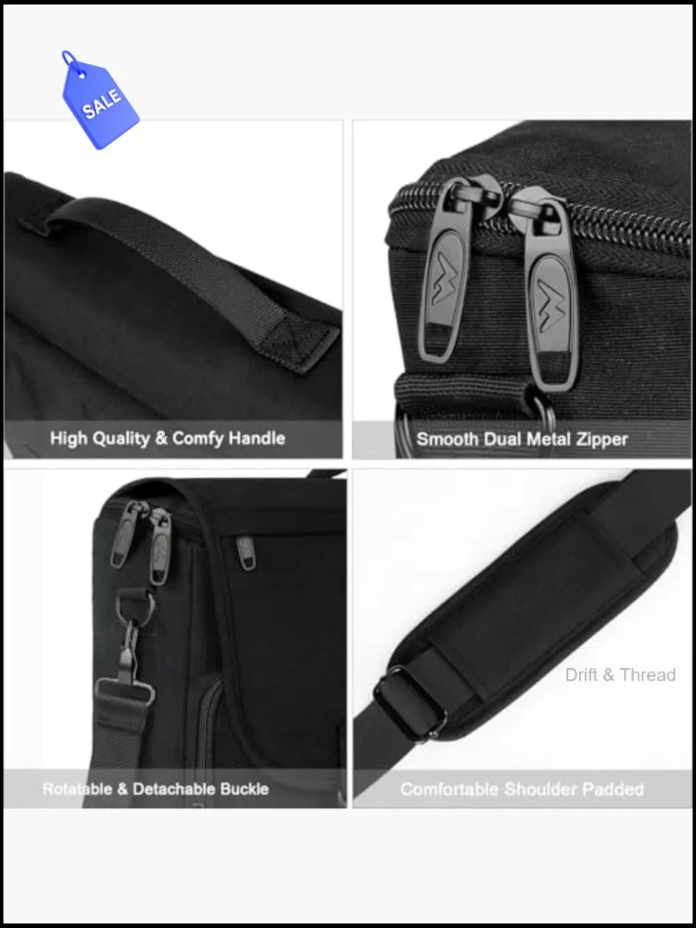 Messenger Laptop Bag 15.6